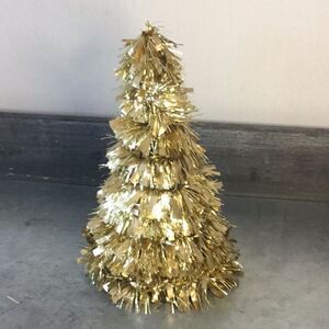 Gold Christmas tree cone